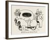 Round Cars for Round People-William Heath Robinson-Framed Art Print