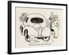 Round Cars for Round People-William Heath Robinson-Framed Art Print