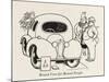 Round Cars for Round People-William Heath Robinson-Mounted Art Print