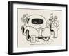 Round Cars for Round People-William Heath Robinson-Framed Art Print