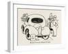 Round Cars for Round People-William Heath Robinson-Framed Art Print