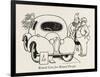 Round Cars for Round People-William Heath Robinson-Framed Art Print