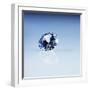 Round Cut Diamond-null-Framed Photographic Print