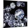 Round Cut Diamonds-null-Mounted Photographic Print