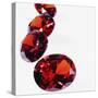 Round Cut Rubies-null-Stretched Canvas