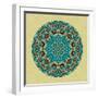 Round Decorative Design Element-epic44-Framed Art Print