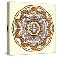 Round Decorative Design Element-epic44-Stretched Canvas