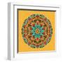 Round Decorative Design Element-epic44-Framed Art Print