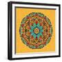 Round Decorative Design Element-epic44-Framed Art Print