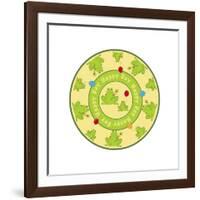 Round Frogs-Maria Trad-Framed Giclee Print