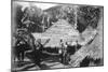 Round Houses of Natives at Timotu, Santa Cruz, 1892-null-Mounted Premium Giclee Print