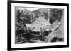 Round Houses of Natives at Timotu, Santa Cruz, 1892-null-Framed Giclee Print