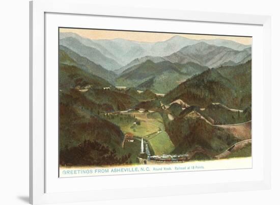 Round Knob, Asheville, North Carolina-null-Framed Premium Giclee Print