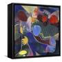 Round Midnight-Gil Mayers-Framed Stretched Canvas