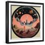 Round Space Collage Art-Samantha Hearn-Framed Photographic Print