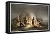 Round the Camp Fire-H. Kretzschmer-Framed Stretched Canvas