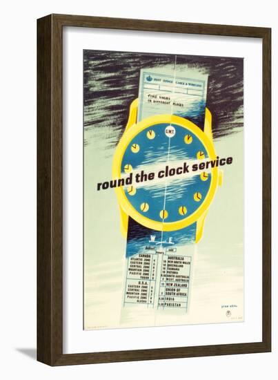 Round the Clock Service-Stan Krol-Framed Art Print