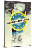 Round the Clock Service-Stan Krol-Mounted Art Print