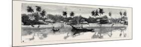 Round the World Yachting in the Ceylon, Calcutta: the Banks of the Hooghly-null-Mounted Premium Giclee Print