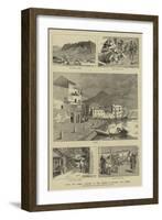 Round the World Yachting in the Ceylon, VI, Palermo and Athens-Charles Edwin Fripp-Framed Giclee Print