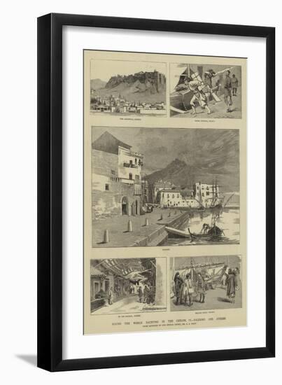 Round the World Yachting in the Ceylon, VI, Palermo and Athens-Charles Edwin Fripp-Framed Giclee Print