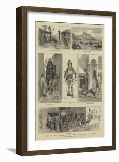 Round the World Yachting in the Ceylon, Viii, Smyrna and Ephesus-Charles Edwin Fripp-Framed Giclee Print