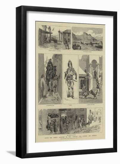 Round the World Yachting in the Ceylon, Viii, Smyrna and Ephesus-Charles Edwin Fripp-Framed Giclee Print