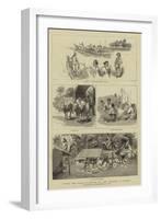 Round the World Yachting in the Ceylon, X, Ceylon-Charles Edwin Fripp-Framed Giclee Print