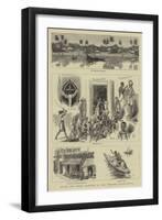 Round the World Yachting in the Ceylon, XIV, Calcutta-Charles Edwin Fripp-Framed Giclee Print