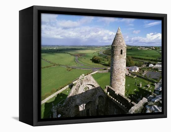 Round Tower at Rock of Cashel-Bo Zaunders-Framed Stretched Canvas