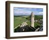 Round Tower at Rock of Cashel-Bo Zaunders-Framed Photographic Print