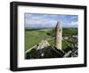 Round Tower at Rock of Cashel-Bo Zaunders-Framed Photographic Print