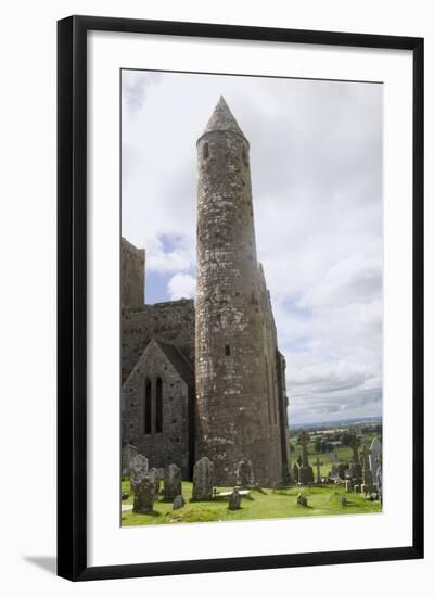 Round Tower at Rock of Cashel-Hal Beral-Framed Photographic Print