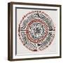 Round Tribal I-Tom Reeves-Framed Art Print