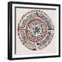 Round Tribal I-Tom Reeves-Framed Art Print