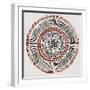 Round Tribal I-Tom Reeves-Framed Art Print