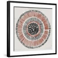 Round Tribal II-Tom Reeves-Framed Art Print