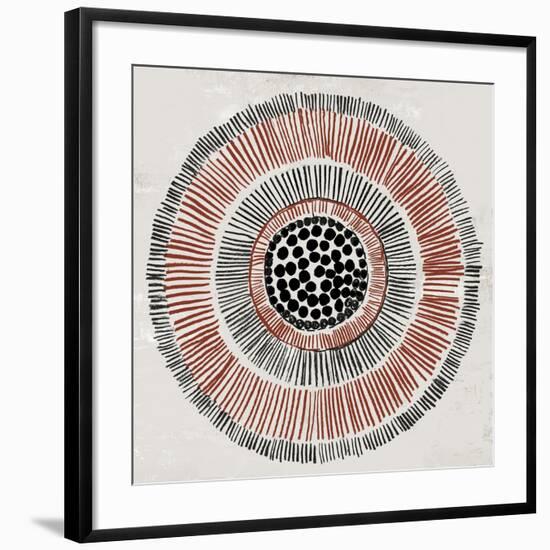 Round Tribal II-Tom Reeves-Framed Art Print