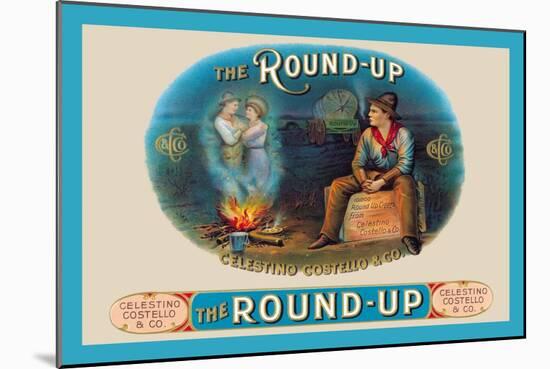 Round-Up Cigars-null-Mounted Art Print