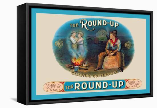 Round-Up Cigars-null-Framed Stretched Canvas