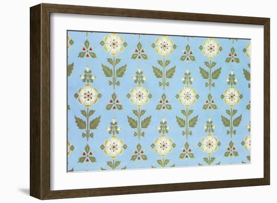 Round White Flowers-Owen Jones-Framed Giclee Print