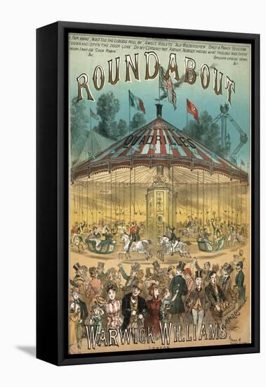 Roundabout Music Cover-Alfred Conconeneti-Framed Stretched Canvas