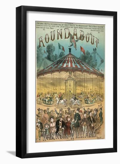 Roundabout Music Cover-Alfred Conconeneti-Framed Art Print