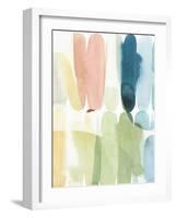 Rounded Overlay I-Isabelle Z-Framed Art Print