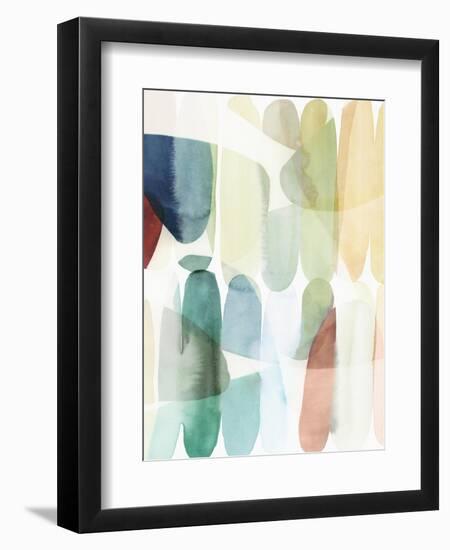 Rounded Overlay II-Isabelle Z-Framed Art Print