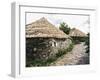 Rounded Thatched Pallozas of Celtic Origin, Cebreiro, Lugo Area, Galicia, Spain-Ken Gillham-Framed Photographic Print