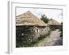 Rounded Thatched Pallozas of Celtic Origin, Cebreiro, Lugo Area, Galicia, Spain-Ken Gillham-Framed Photographic Print