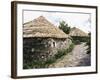 Rounded Thatched Pallozas of Celtic Origin, Cebreiro, Lugo Area, Galicia, Spain-Ken Gillham-Framed Photographic Print