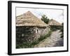 Rounded Thatched Pallozas of Celtic Origin, Cebreiro, Lugo Area, Galicia, Spain-Ken Gillham-Framed Photographic Print