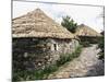 Rounded Thatched Pallozas of Celtic Origin, Cebreiro, Lugo Area, Galicia, Spain-Ken Gillham-Mounted Photographic Print